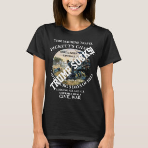 Camiseta Trump MÁQUINA DO TEMPO VIAGEM BATALHA DE GETTYSBUR