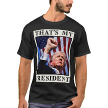 Trump Meu Presidente Trump Assassino T-Shirt