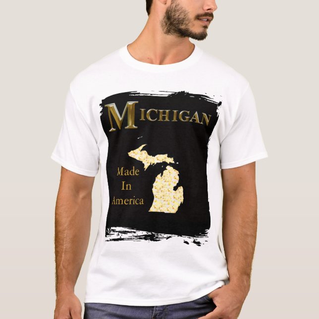 CAMISETA TRUMP  MICHIGAN WATCH (Frente)