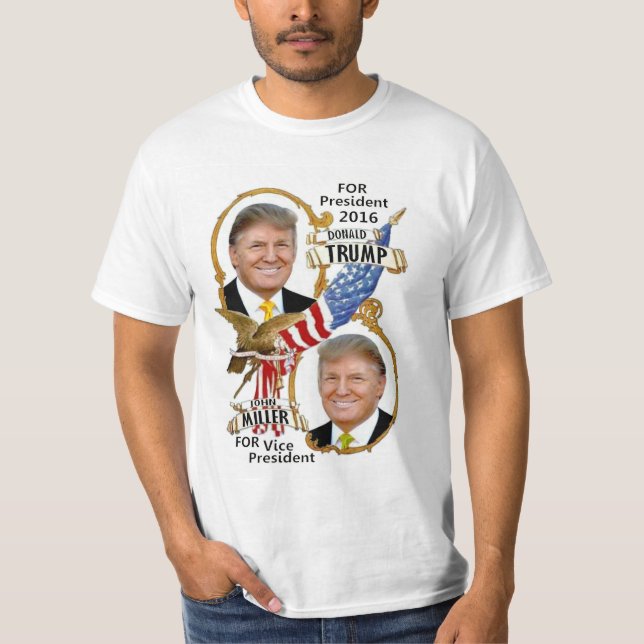 Camiseta Trump / Miller em 2016 (Frente)