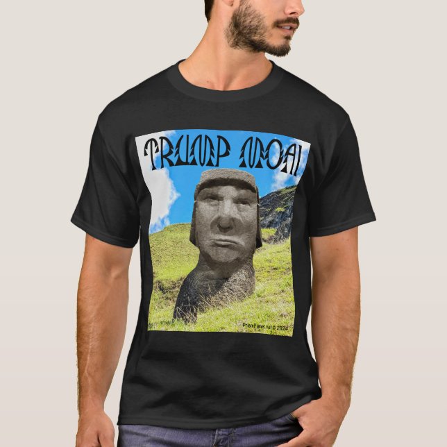 Camiseta Trump Moai (Frente)