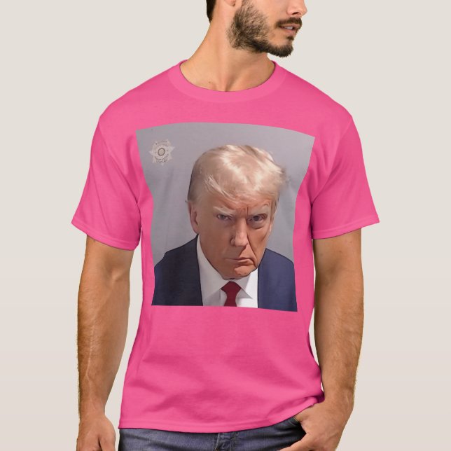 Camiseta Trump Mugshot (Frente)