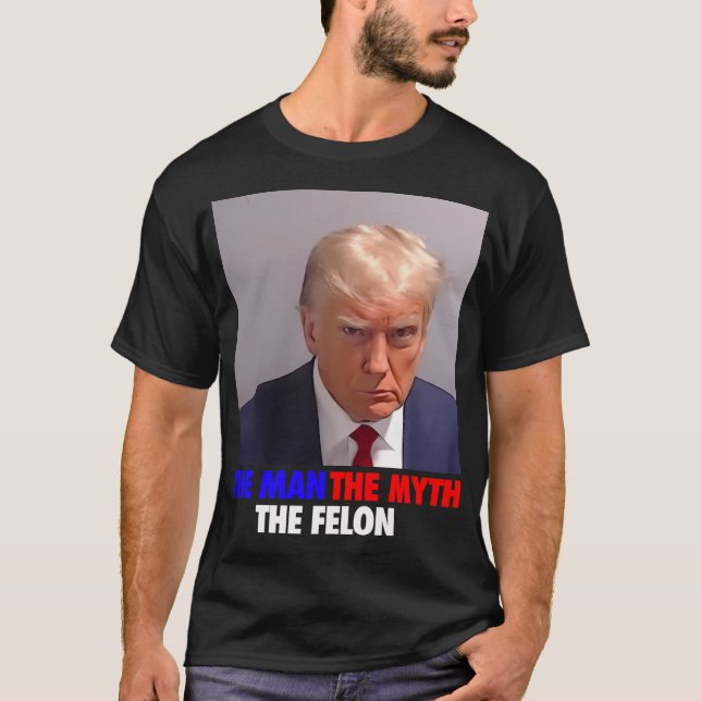 Camiseta Trump Mugshot Donald Trump Mugshot Donald Trump In (Frente)
