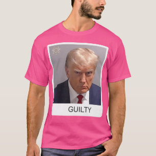 Camiseta Trump Mugshot Guilty