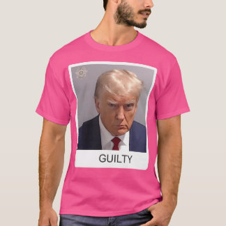 Camiseta Trump Mugshot Guilty