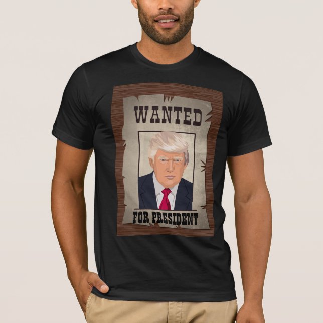 CAMISETA TRUMP MUGSHOT QUERIA O PRESIDENTE 2024 (Frente)