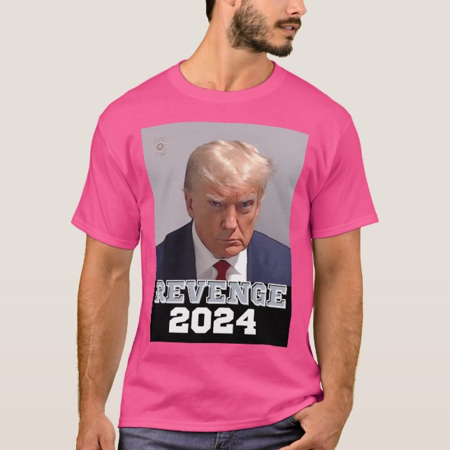 Camiseta Trump Mugshot Revenge (Frente)