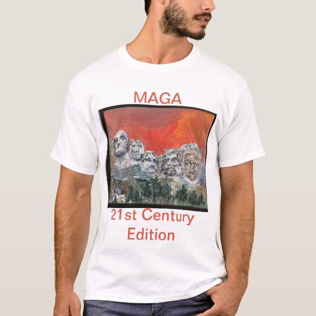 Camiseta Trump na T Rushmore T-Shirt (Frente)