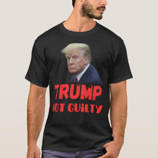 Camiseta Trump Não Culpado Clássico