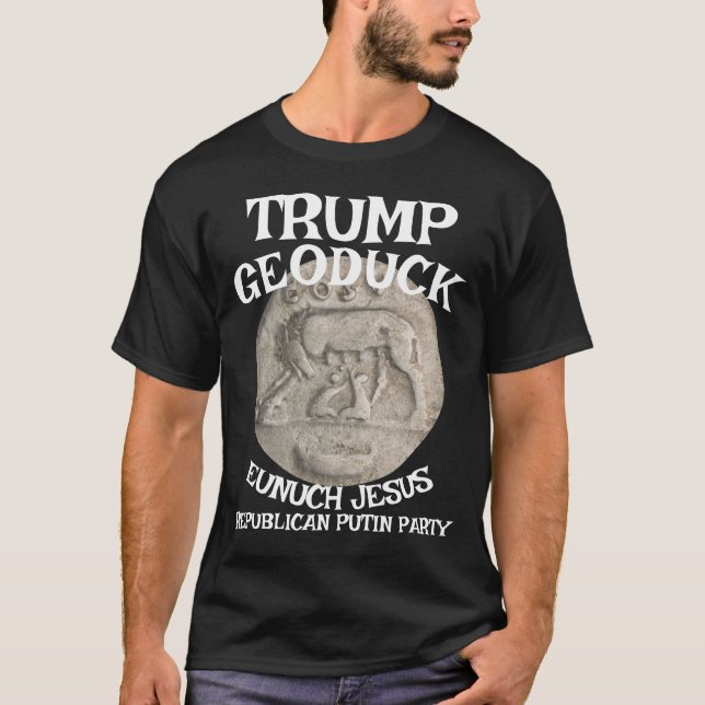 Camiseta Trump Nipple Sucker Partido Pee Republicano de Jes (Frente)