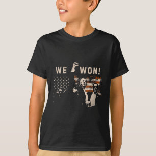 Camiseta Trump Nós Ganhamos Vence Inauguração 47 Presidente