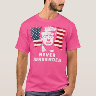 Camiseta Trump Nunca Rende - Trump Mugshot