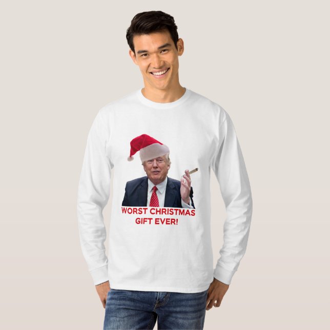 Camiseta Trump, o pior presente de Natal de sempre! (Frente Completa)