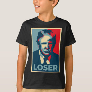 Camiseta Trump Obama Hope Poster Loser