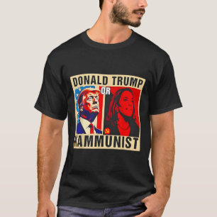 Camiseta Trump Ou Kammunista 2024 Presidente Eleição Kamala
