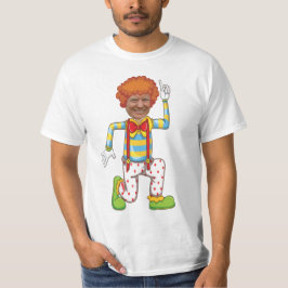 Camiseta Trump Palhaço Funny Orange Hair Valor Orçamento Fa
