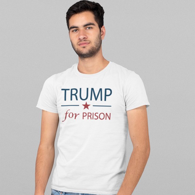 Camiseta Trump Para Slogan Político Anti-Trump Na Prisão (Criador carregado)