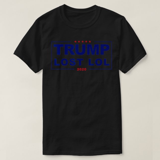 Camiseta Trump perdeu lol (Frente do Design)