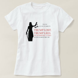 Camiseta Trump Perdeu Ninguém Morreu Acima da Lei