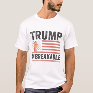 Camiseta Trump Presidente Indecente Trump Bandeira dos EUA