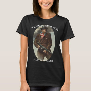 CAMISETA TRUMP PUB IRLANDÊS CASA BRANCA FILTHYFRI