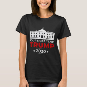 Camiseta Trump Quatro Anos Mais Pro EUA Conservador Vintage