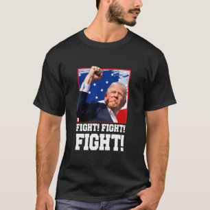Camiseta Trump Rally Fight Tee Trump 2024 Supporters Me