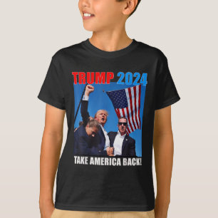 Camiseta Trump Rally, Reze Pelo Presidente Trump, Deus aben