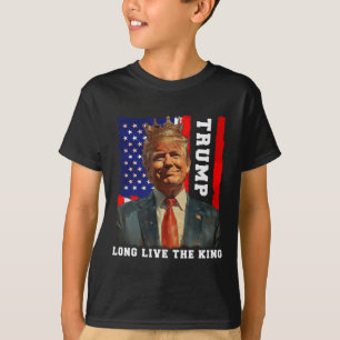 Camiseta Trump Rei Presidente Viva o Rei Trump