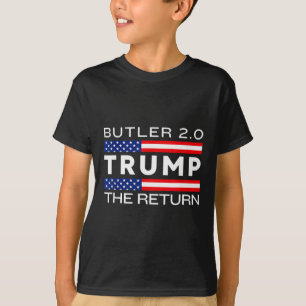 Camiseta Trump Retorna Butler Comício Luta Trump Elon Butle