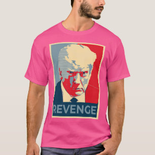Camiseta Trump Revenge Mugshot Prisão Oficial Mug Sho