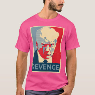 Camiseta Trump Revenge Mugshot Prisão Oficial Mug Sho
