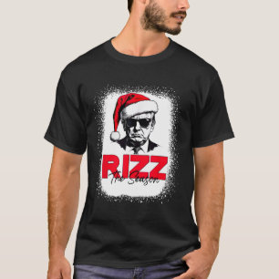 Camiseta Trump Rizz A Época Natal Engraçado Donald Trump