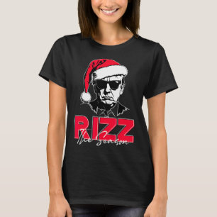 Camiseta Trump Rizz A Época Natal Engraçado Donald Trump