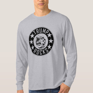 Camiseta Trump Rocks Men's Long Sleeve T Shirt