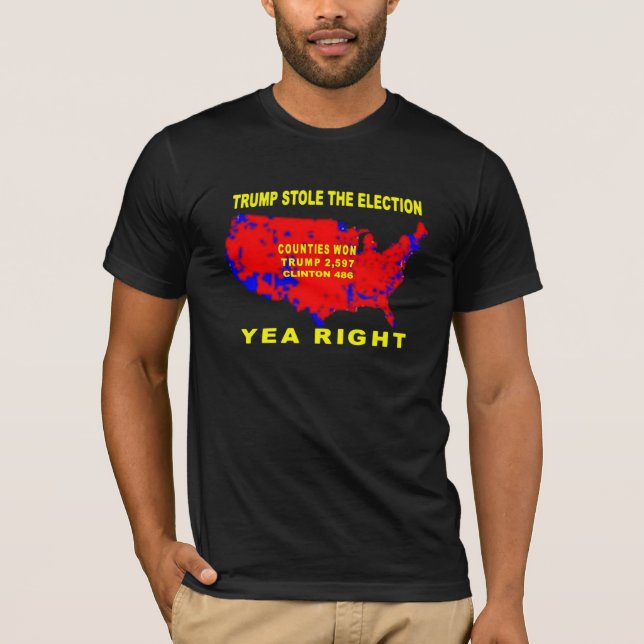 CAMISETA TRUMP ROUBOU A ELEIÇÃO (Frente)