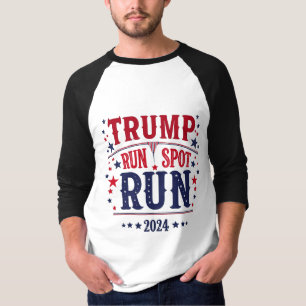 Camiseta Trump Run Spot Executar Debate Sobre Eleições Engr