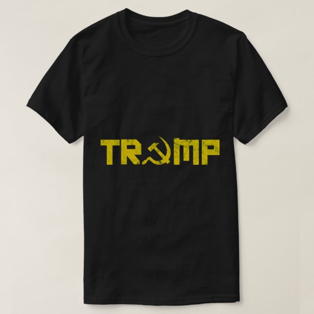 Camiseta Trump Russia Gravatas AntiTrump (Frente do Design)