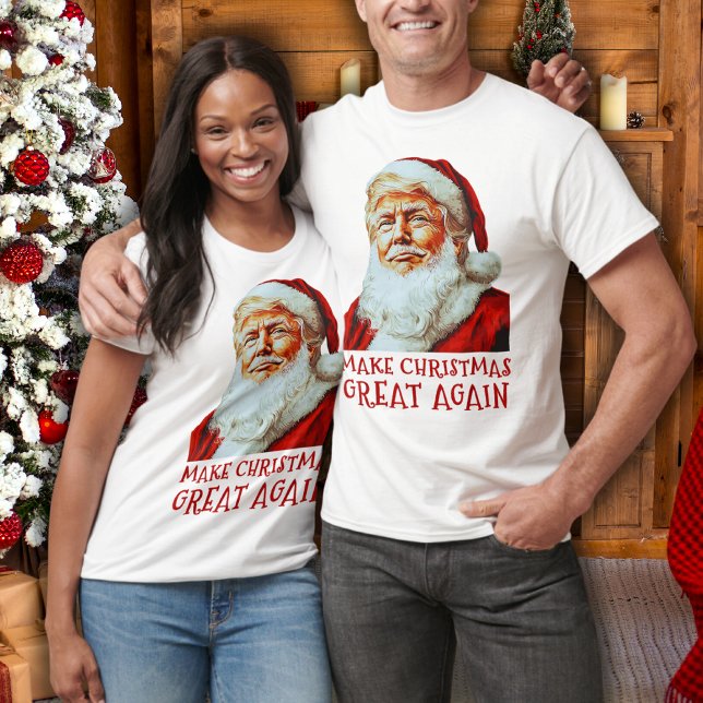 Camiseta Trump Santa Claus | Faça o Excelente de Natal nova (Criador carregado)