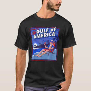 Camiseta Trump Saudações Do Golfo Da América Patrio