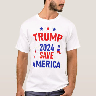 Camiseta Trump Save America 2024