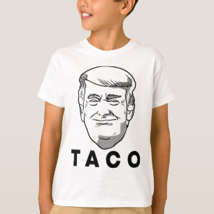 Camiseta Trump Sempre Desiste Piada Engraçada do Taco Retro