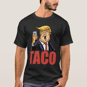 Camiseta Trump Sempre Desiste Piada Engraçada do Taco Retro