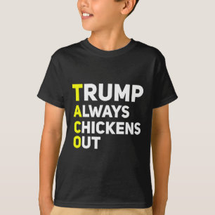Camiseta Trump Sempre Desiste Piada Engraçada Tarifa Trump
