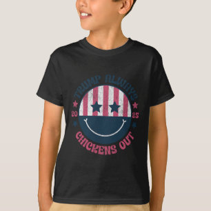 Camiseta Trump Sempre Desiste Piada Taco Americano