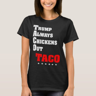 Camiseta Trump Sempre Desiste Taco Troca Meme Engraçado 3