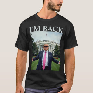 Camiseta Trump Shirts Para Homens 2025 Trump Won Trump Pres