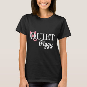 Camiseta Trump Silencioso Porquinho Engraçado Meme Político