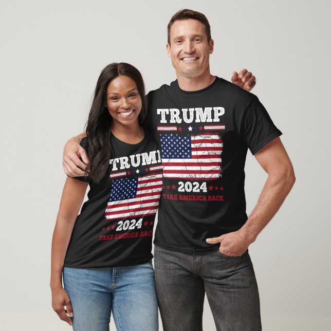 Camiseta Trump Support 2024 (Unissex)