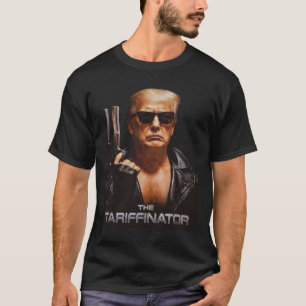 Camiseta Trump Tariffinator Liberação Dia da Tarifa Homens